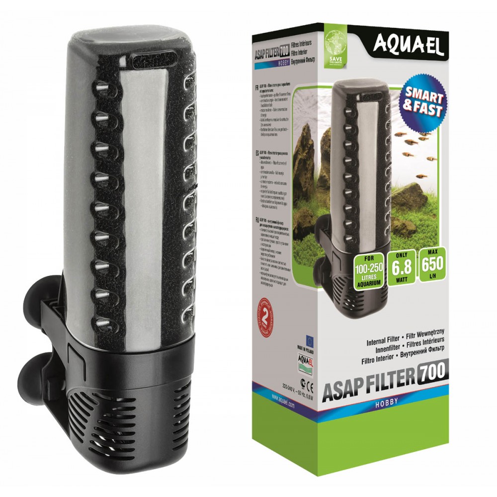 AQUAEL - Turbo Filtro 500 – 500 L/H - filtro interno