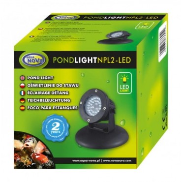 Aqua Nova NPL2-LED1 2.2W LED Pond Light with Twilight Sensor